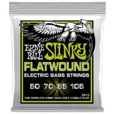 Струны для бас-гитары Ernie Ball 2812 Cobalt Slinky Flatwound 50/105