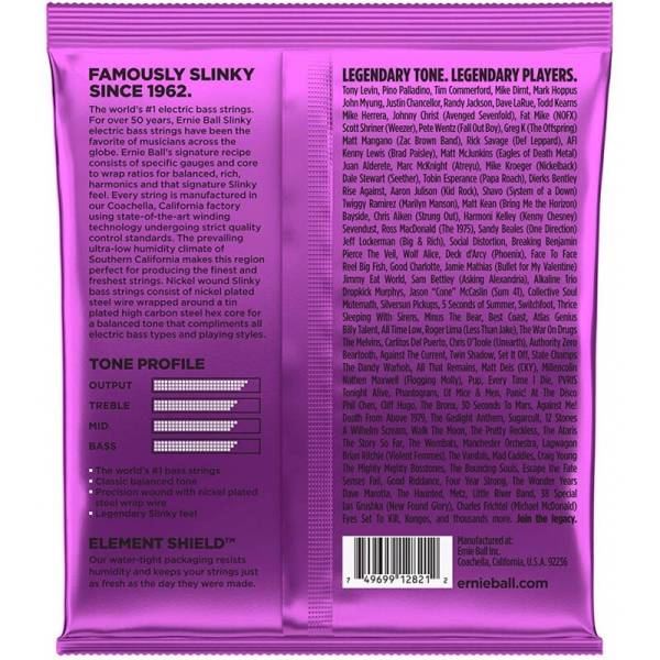 Струны для бас-гитары Ernie Ball 2821 Power Slinky Nickel Wound 5-String 50/135