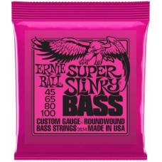 Струны для бас-гитары Ernie Ball 2834 Super Slinky Nickel Wound 4-String 45/100