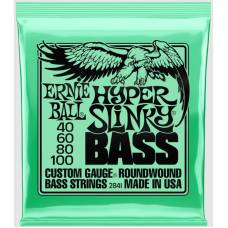 Струны для бас-гитары Ernie Ball 2841 Hyper Slinky Bass Nickel Wound 40/100