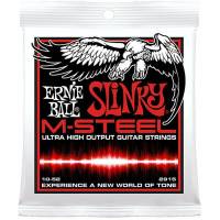 Струни для електрогітари Ernie Ball 2915 M-Steel Top Heavy Bottom Slinky 10/52