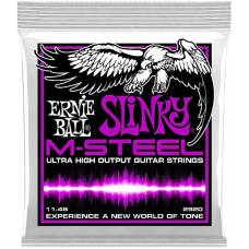 Струны для электрогитары Ernie Ball 2920 M-Steel Power Slinky 11/48
