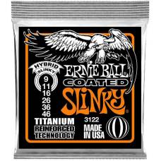 Струны для электрогитары Ernie Ball 3122 Regular Slinky Titanium Coated 9/46