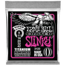 Струны для электрогитары Ernie Ball 3123 Regular Slinky Titanium Coated 9/42