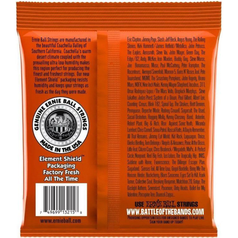 Струни для електрогітари 3 Sets Ernie Ball 3215 Slinky Top Heavy Bottom Nickel Wound 10/52