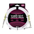 Інструментальний кабель Ernie Ball 6049 Classic Instrument Cable Straight/Angle - White 3м (10ft)