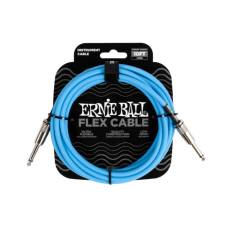 Кабель инструментальный Ernie Ball 6412 Flex Cable Blue 3м (10ft)