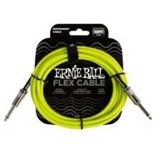 Кабель инструментальный Ernie Ball 6414 Flex Cable Green 3м (10ft)