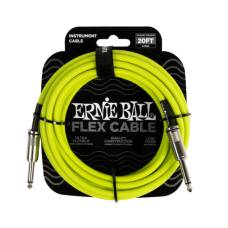 Кабель инструментальный Ernie Ball 6419 Flex Cable Green 6м (20ft)