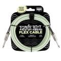 Кабель инструментальный Ernie Ball 6436 Flex Cable Glow in Dark 3м (10ft) Straight/Straight