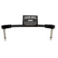 Кабель инструментальный Ernie Ball 6438 Flex Patch Cable 3in - Black - Single (7,5см)
