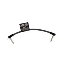 Кабель инструментальный Ernie Ball 6439 Flex Patch Cable 6in - Black - Single (15см)