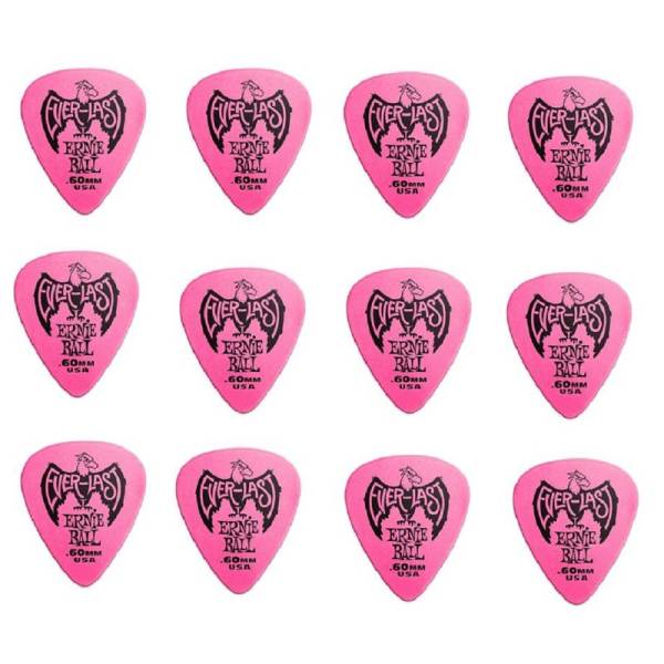 Медиаторы Ernie Ball 9179 Everlast Guitar Player's Pack 0.60 mm (12 шт.)