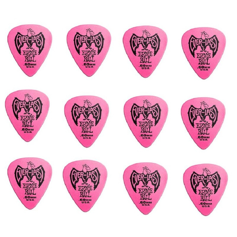 Медиаторы Ernie Ball 9179 Everlast Guitar Player's Pack 0.60 mm (12 шт.)