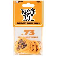 Медиаторы Ernie Ball 9190 Orange Everlast Guitar Player's Pack 0.73 mm (12 шт.)