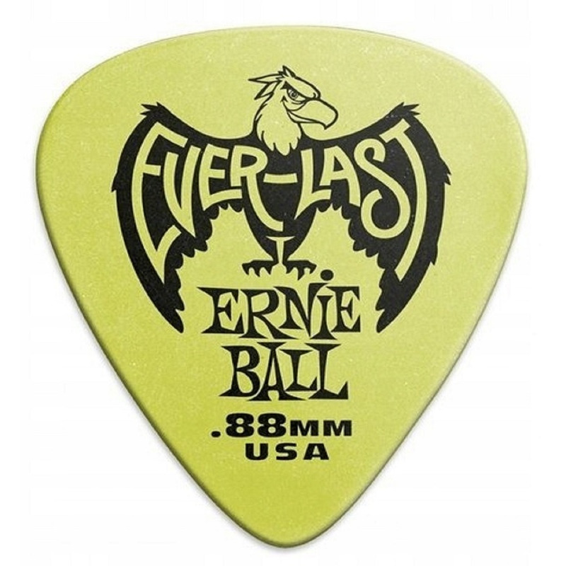 Медиаторы Ernie Ball 9191 Green Everlast Guitar Player's Pack 0.88 mm (12 шт.)