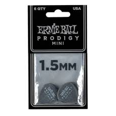 Медиаторы Ernie Ball 9200 Black Mini Prodigy Picks 6-Pack 1.5 mm (6 шт.)