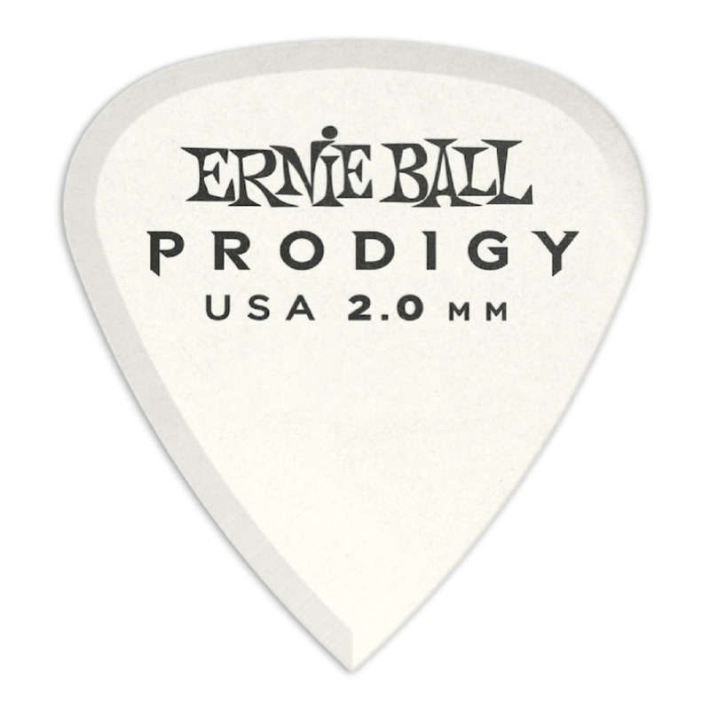 Медіатори Ernie Ball 9202 Standard Prodigy White Player's Pack 2.0 mm (6 шт.)