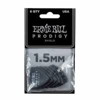 Медіатори Ernie Ball 9331 Black Shield Prodigy Picks 6-Pack 1.5 mm (6 шт.)
