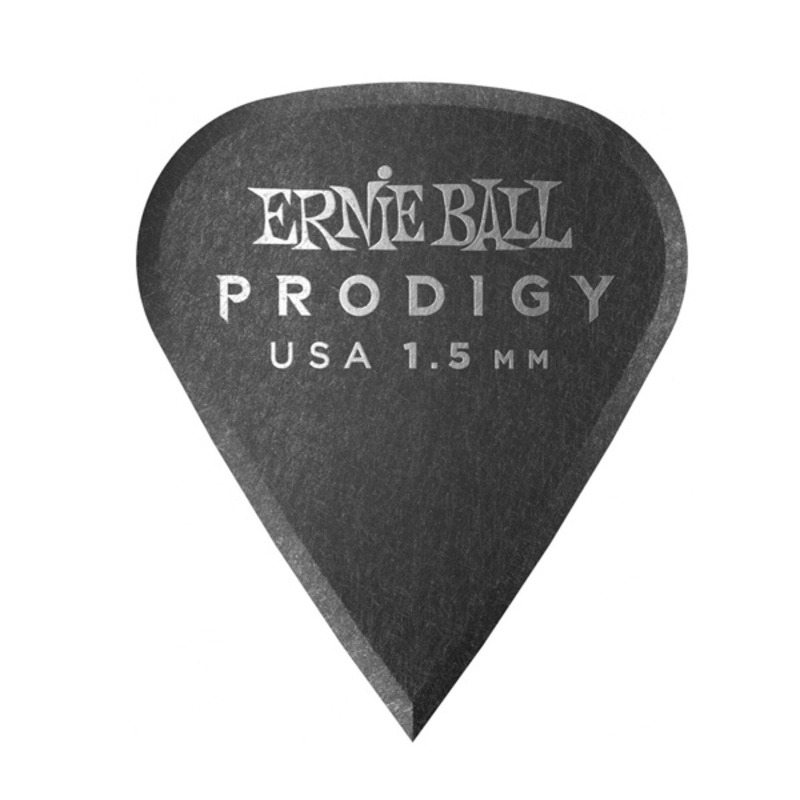 Медиаторы Ernie Ball 9335 Black Sharp Prodigy Picks 6-Pack 1.5 mm (6 шт.)