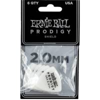 Медиаторы Ernie Ball 9337 White Large Shield Prodigy Picks 6-Pack 2.0 mm (6 шт.)
