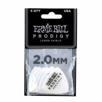 Медиаторы Ernie Ball 9338 White Large Shield Prodigy Picks 6-Pack 2.0 mm (6 шт.)