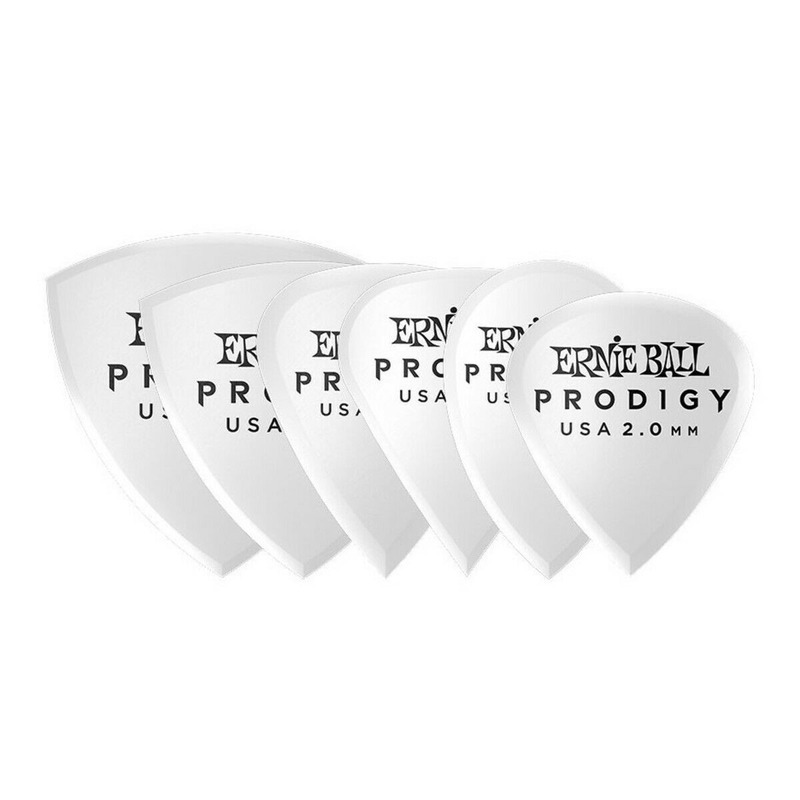Медиаторы Ernie Ball 9343 White Multipack Prodigy Picks 6-Pack 2.0 mm (6 шт.)