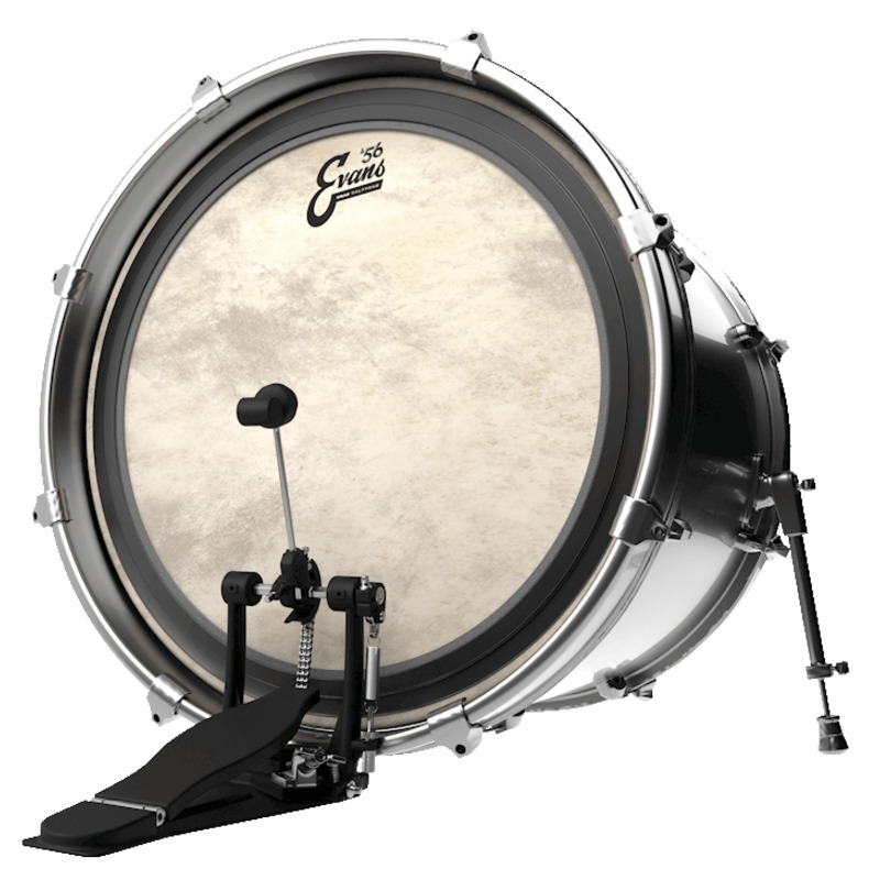 Пластик для бас-барабана Evans BD22EMADCT 22" Emad Calftone Bass