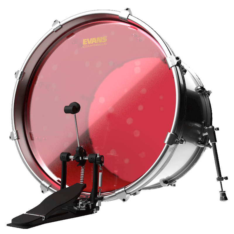Пластик для бас-барабана Evans BD22HR 22" Hydraulic Red Bass