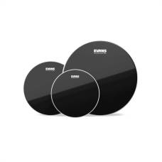 Пластик для тома Evans BLACK CHROME Rock Tom Pack (10", 12", 16") (3 шт.)