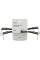Кабель инструментальный Fender Professional Series Instrument Cables 15cm (6inch) Angle/Angle (2-Pack) 0990820023