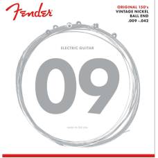 Струны для электрогитары Fender 150L Pure Nickel Wound Light 9/42