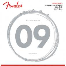 Струны для электрогитары Fender 250L Super Nickel-plated Steel Light 9/42