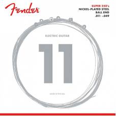 Струны для электрогитары Fender 250M Super Nickel-Plated Steel Medium 11/49