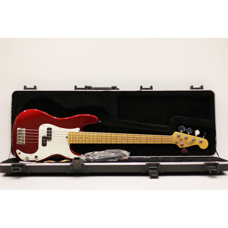 Бас-гитара Fender American Standard Precision Bass 5 String Candy Cola Maple Neck 2011
