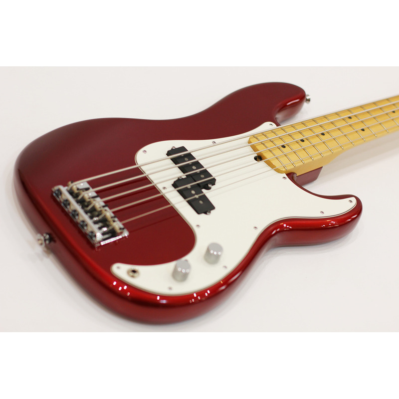 Бас-гитара Fender American Standard Precision Bass 5 String Candy Cola Maple Neck 2011