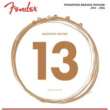 Струны для акустической гитары Fender 60M Phosphor Bronze 13/56