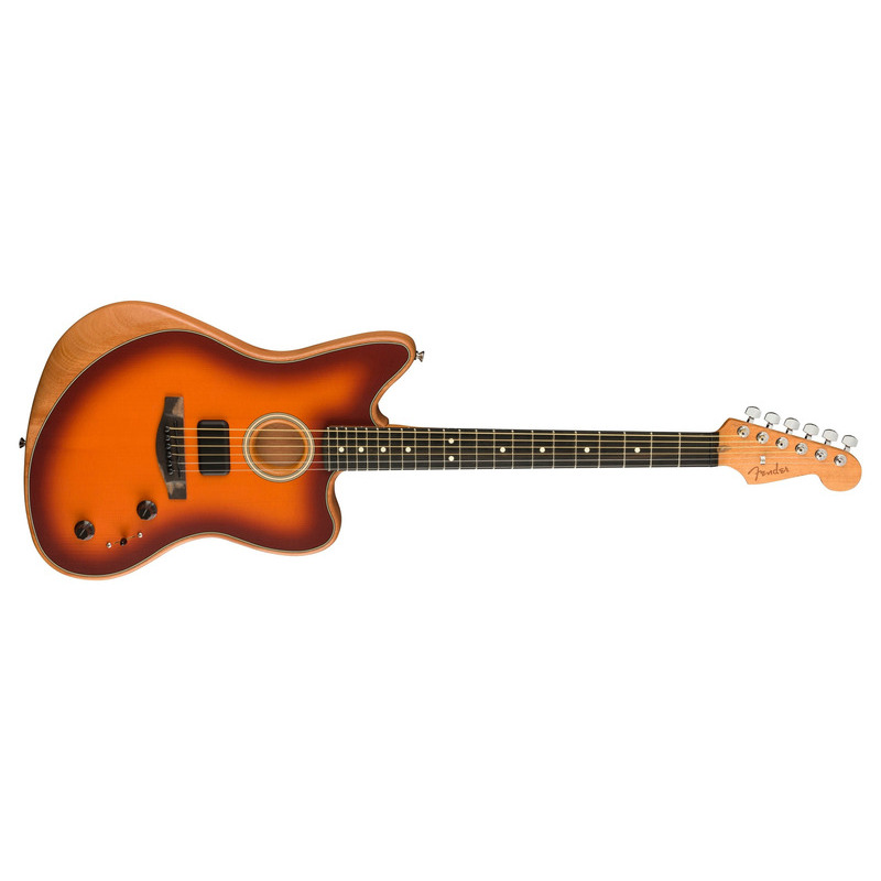 Электроакустическая/Полуакустическая гитара Fender American Acoustosonic Jazzmaster Tobacco Sunburst