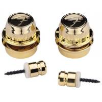 Стреплоки для ремня Fender FSLG1 Strap Locks Gold