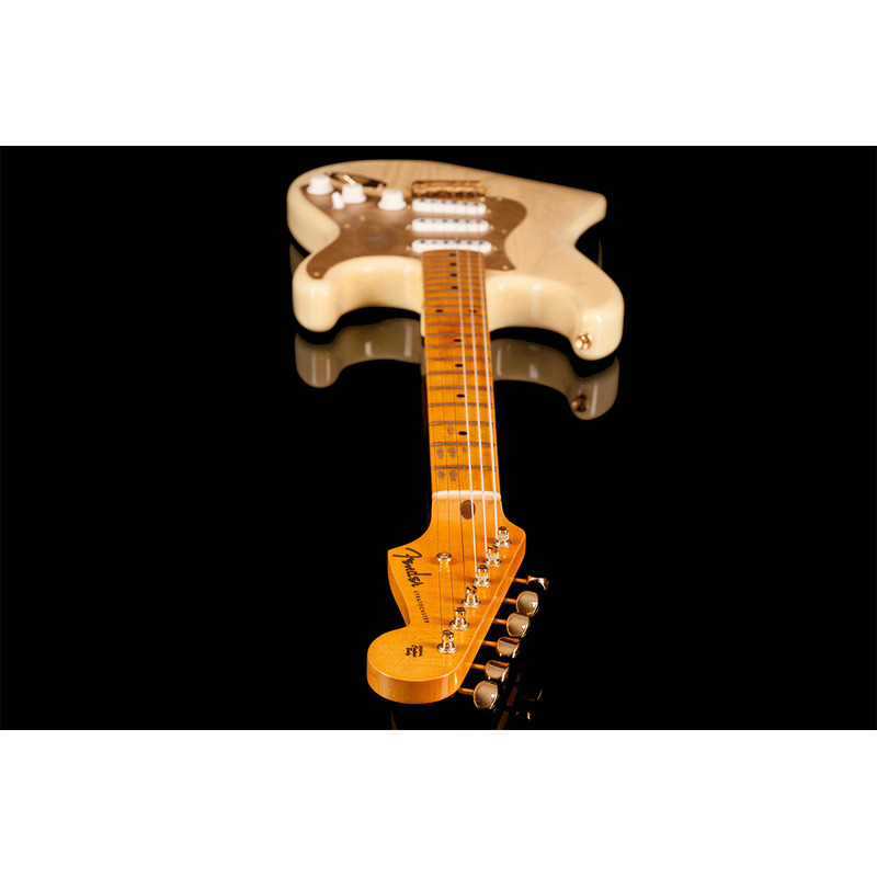Електрогітара FENDER CUSTOM SHOP LIMITED EDITION '55 HARDTAIL STRATOCASTER JOURNEYMAN RELIC GOLD HARDWARE NATURAL BLONDE