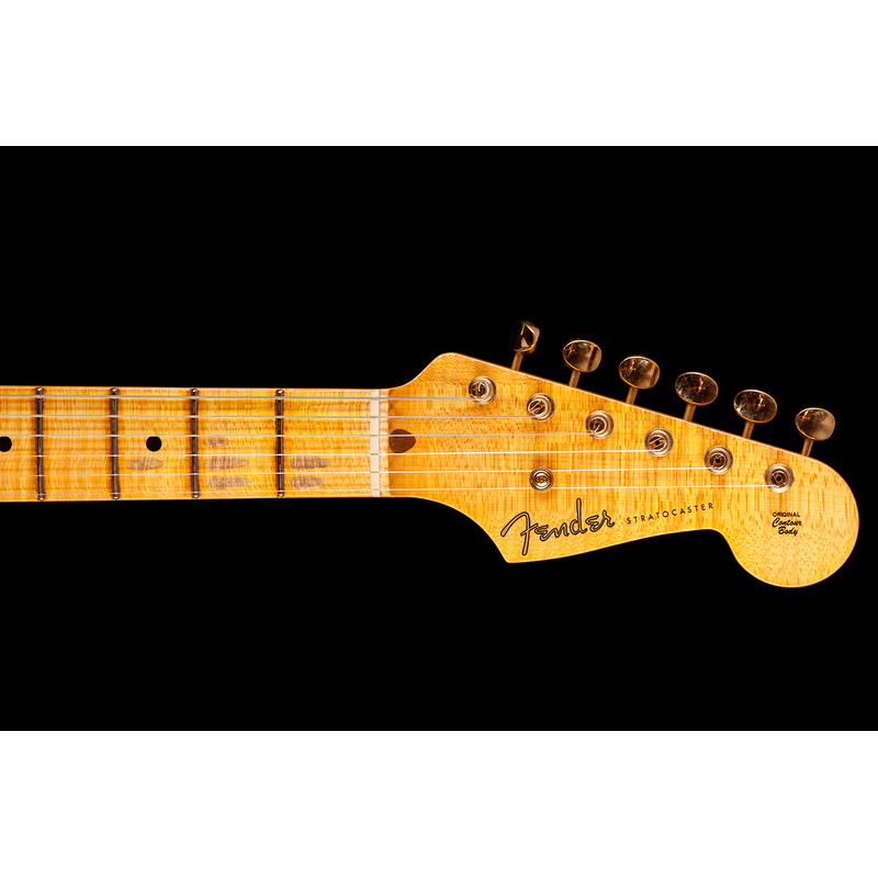 Електрогітара FENDER CUSTOM SHOP LIMITED EDITION '55 HARDTAIL STRATOCASTER JOURNEYMAN RELIC GOLD HARDWARE NATURAL BLONDE