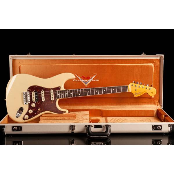 Электрогитара FENDER CUSTOM SHOP LIMITED EDITION '67 STRATOCASTER HSS JOURNEYMAN RELIC AGED VINTAGE WHITE