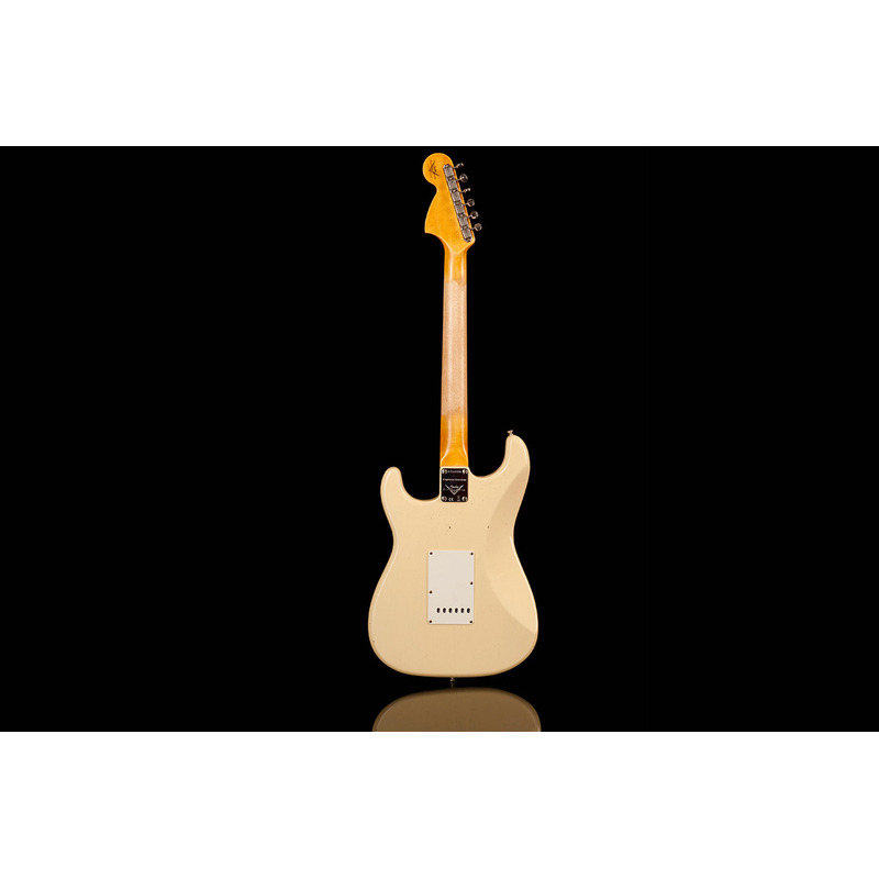 Электрогитара FENDER CUSTOM SHOP LIMITED EDITION '67 STRATOCASTER HSS JOURNEYMAN RELIC AGED VINTAGE WHITE