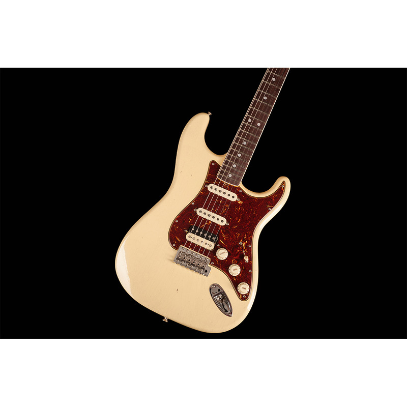 Электрогитара FENDER CUSTOM SHOP LIMITED EDITION '67 STRATOCASTER HSS JOURNEYMAN RELIC AGED VINTAGE WHITE