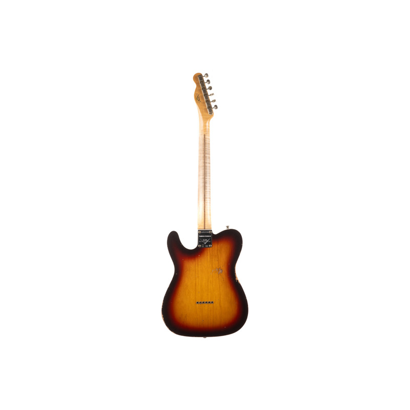 Электрогитара Электрогитара FENDER CUSTOM SHOP LIMITED HOTSHOT TELECASTER RELIC CHOCOLATE 3 TONE SUNBURST