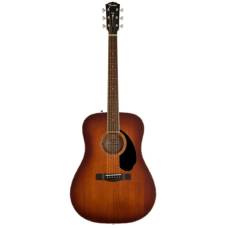 Электроакустическая гитара Fender PD-220E Dreadnought All MahoganyWith Case Aged Cognac Burst