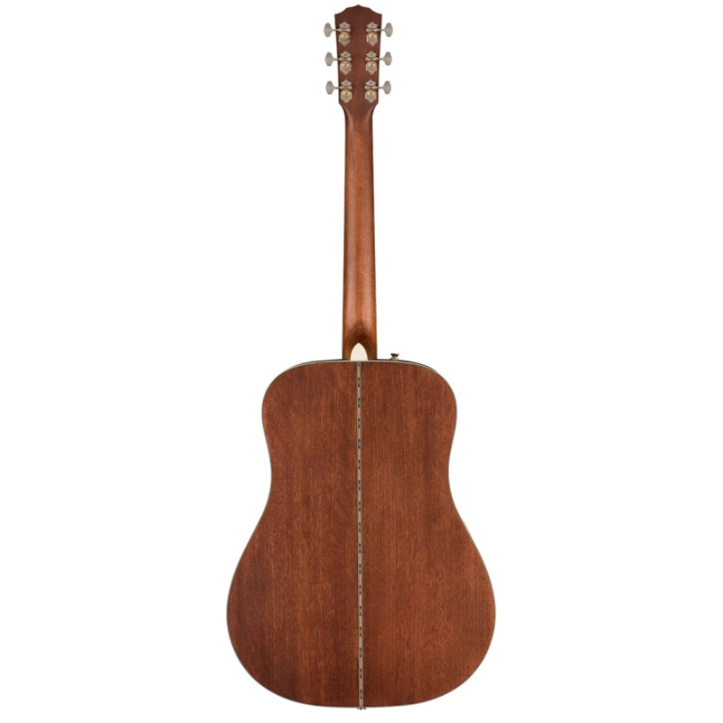 Электроакустическая гитара Fender PD-220E Dreadnought All MahoganyWith Case Aged Cognac Burst