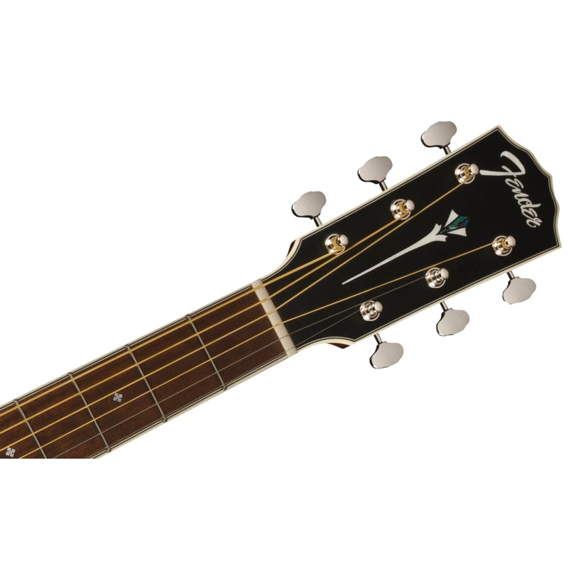 Электроакустическая гитара Fender PD-220E Dreadnought All MahoganyWith Case Aged Cognac Burst
