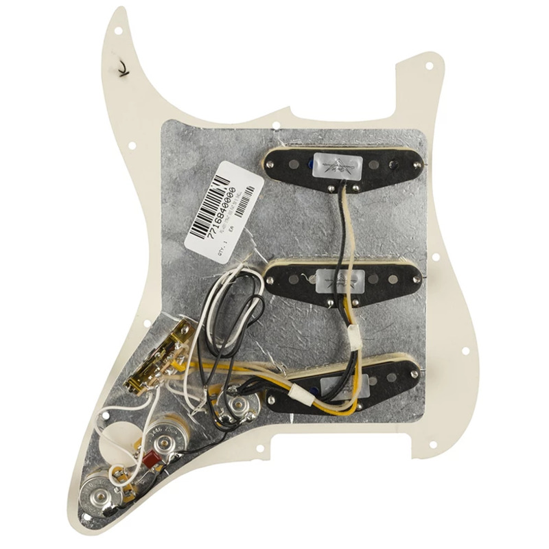 Пикгард со звукоснимателями FENDER PRE-WIRED STRAT PICKGUARD CUSTOM SHOP FAT 50'S SSS TORTOISE SHELL