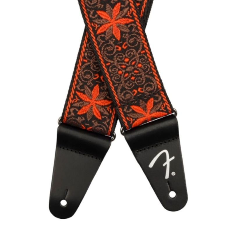 Ремень для гитары FENDER STRAP 2" PASADENA WOVEN ORANGE WALLFLOWER